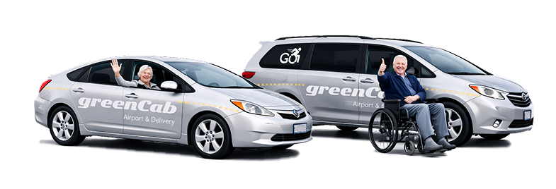 greenCab transportation vehicles
